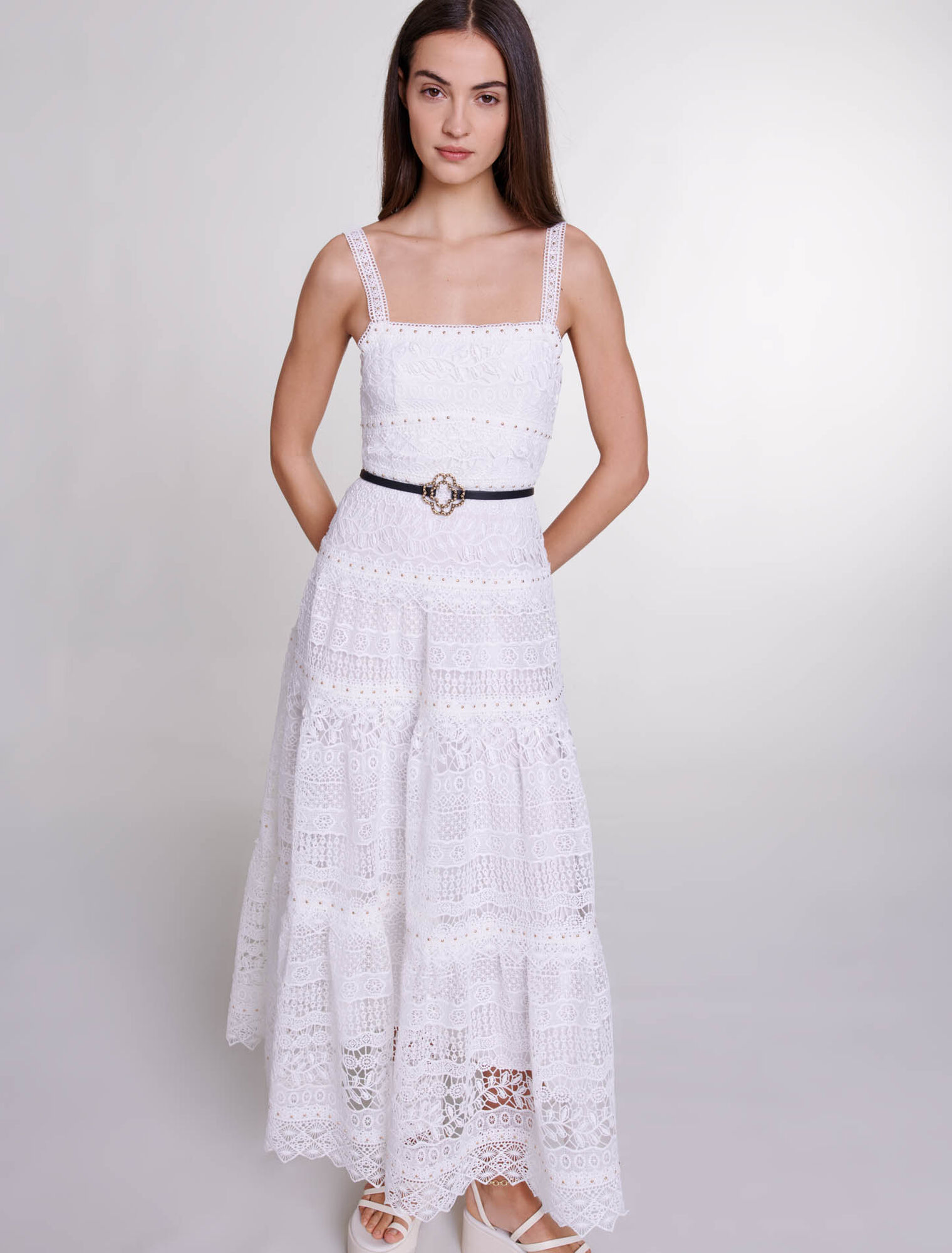 Abito lungo in crochet