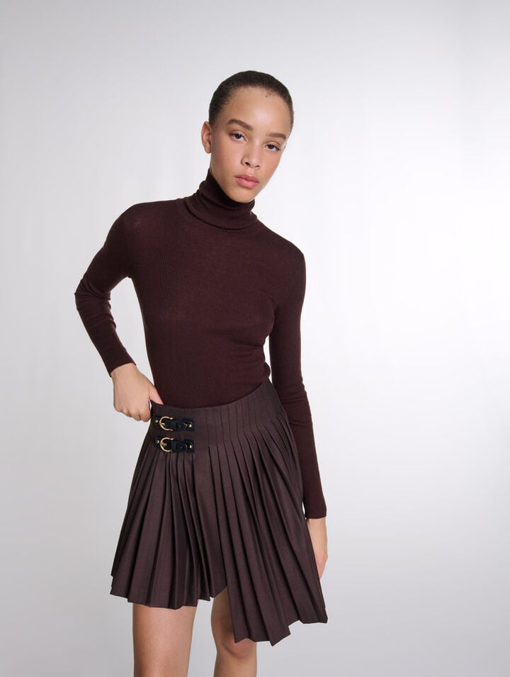 Maglione in lana e seta
