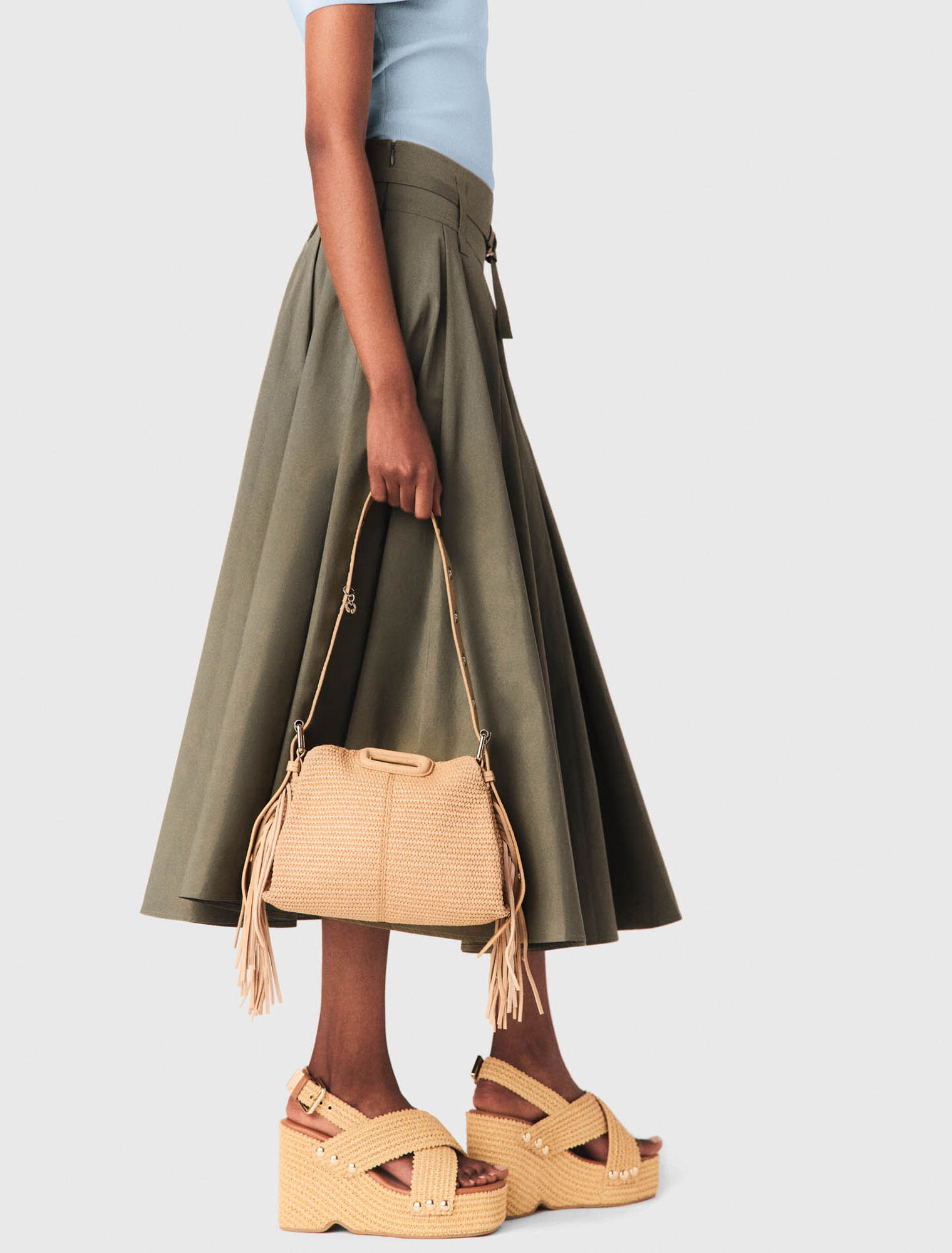 Borsetta Miss M effetto rafia