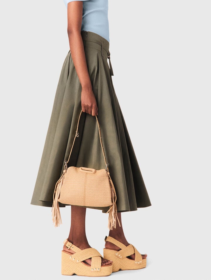 Borsetta Miss M effetto rafia