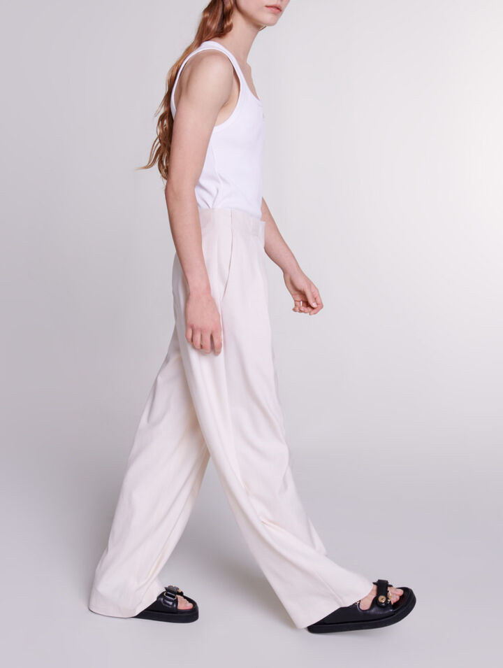 Pantaloni da tailleur larghi