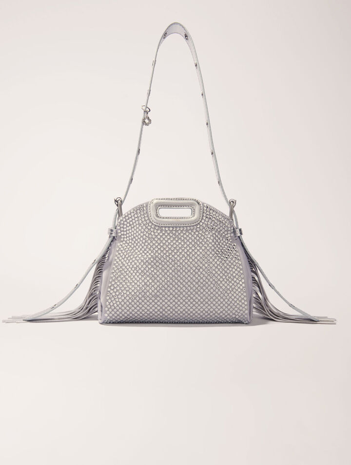 Borsa Miss M Mini metal con strass