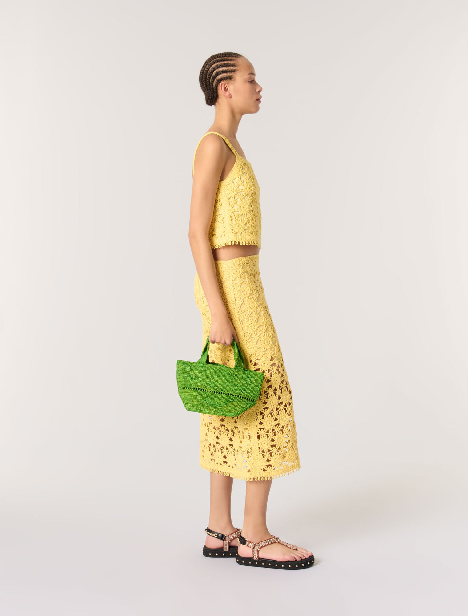 Gonna lunga in crochet