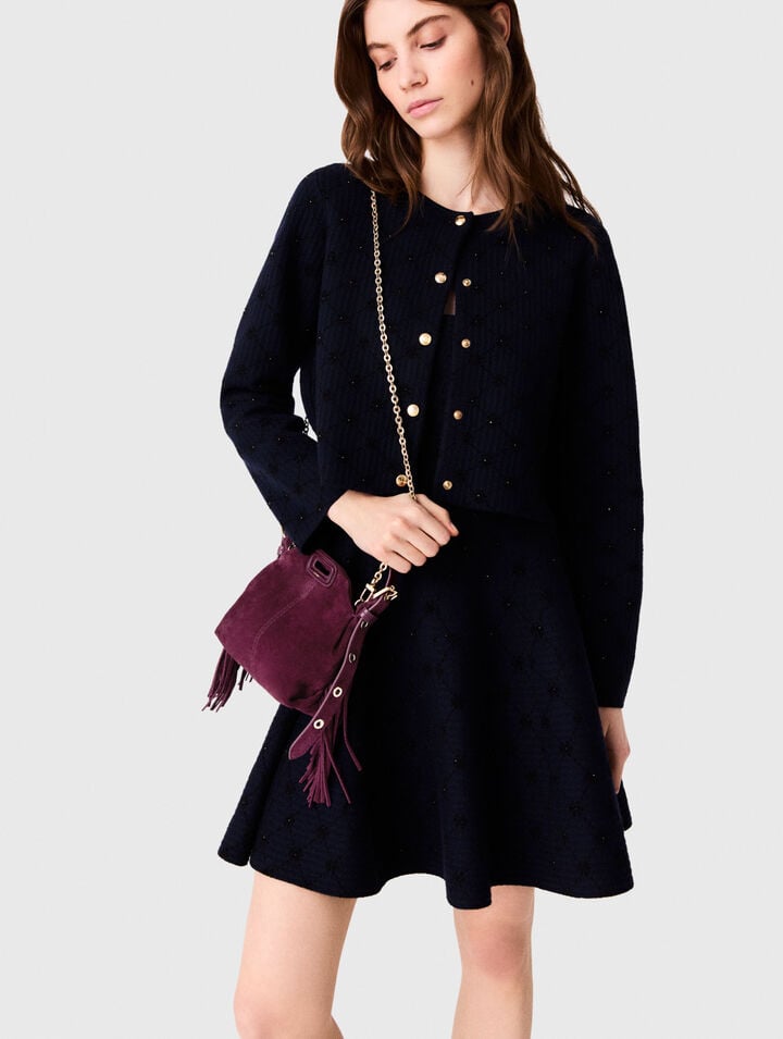 Borsa Miss M micro in camoscio
