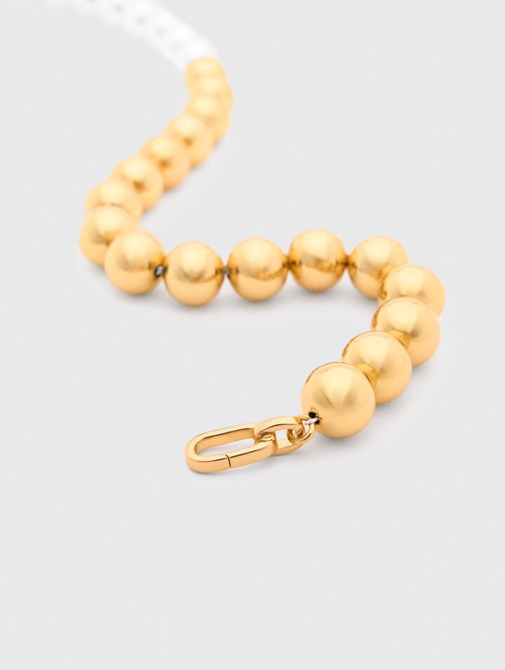 Collana perle bicolori