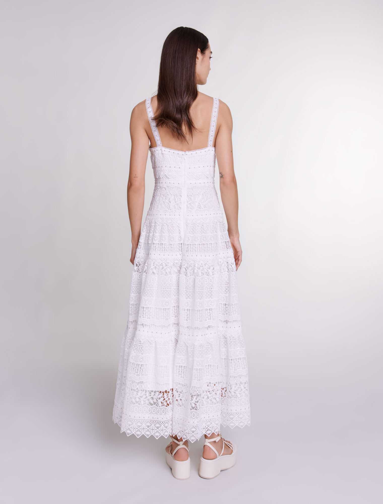 Abito lungo in crochet