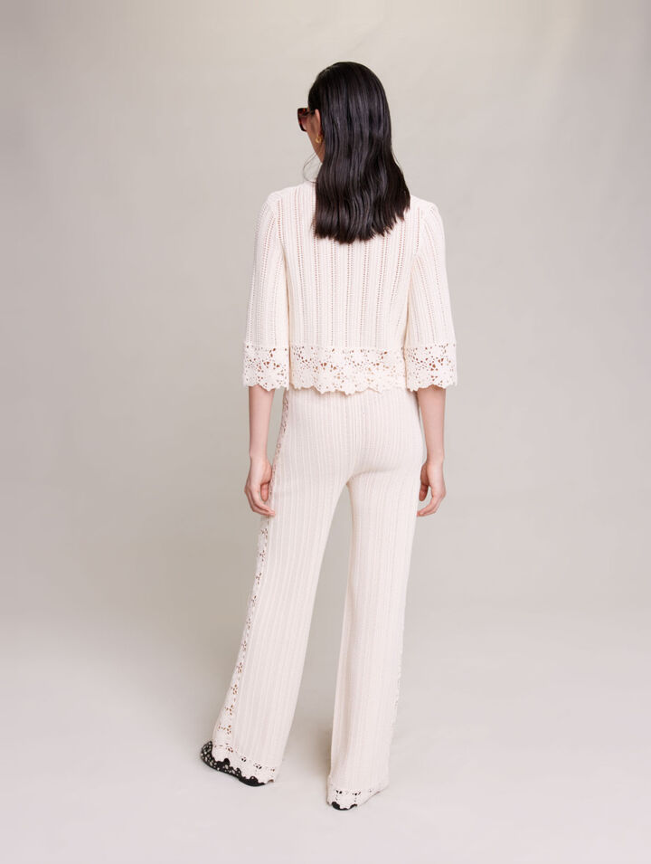 Pantaloni in maglia