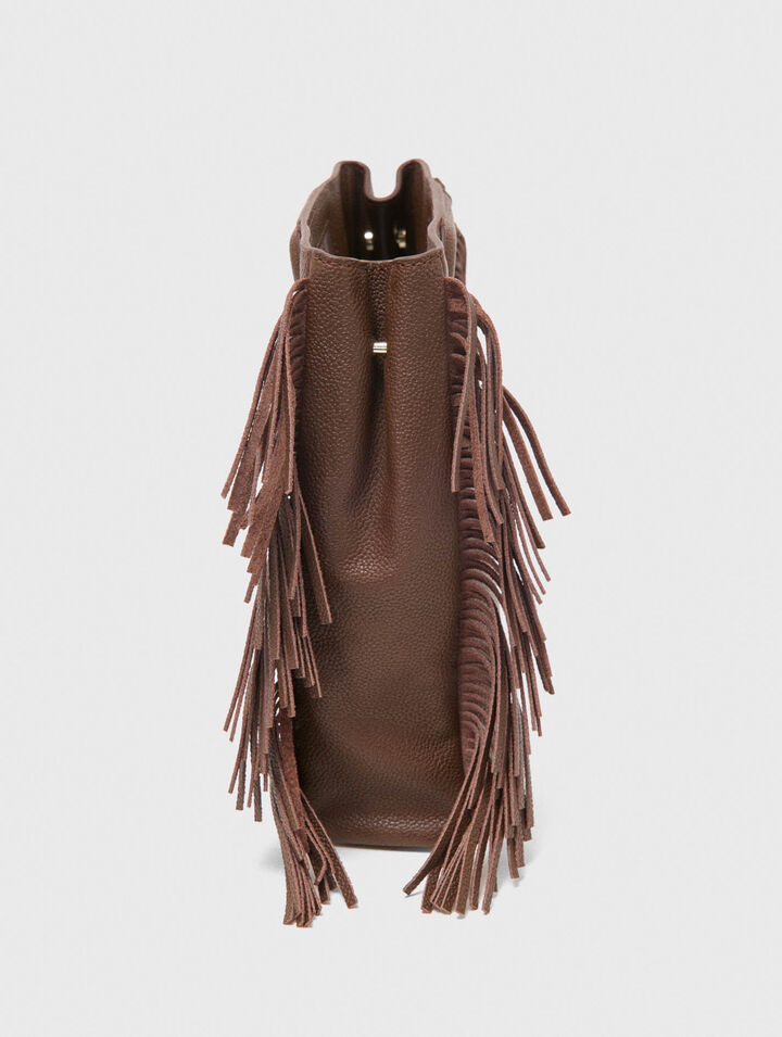 Borsa M in pelle martellata