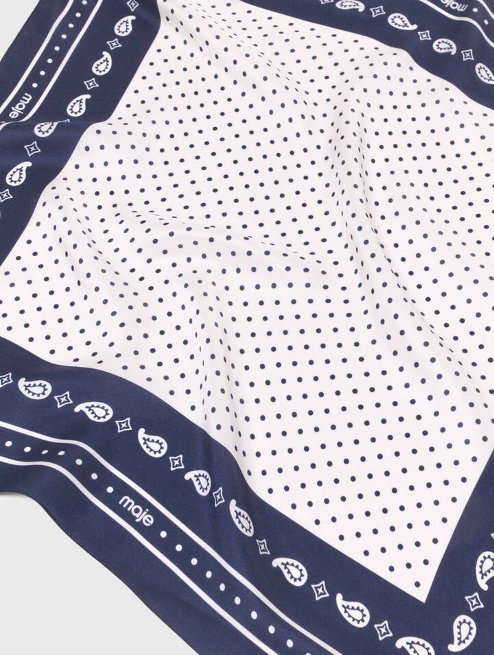 Bandana 60x60 in seta stampata