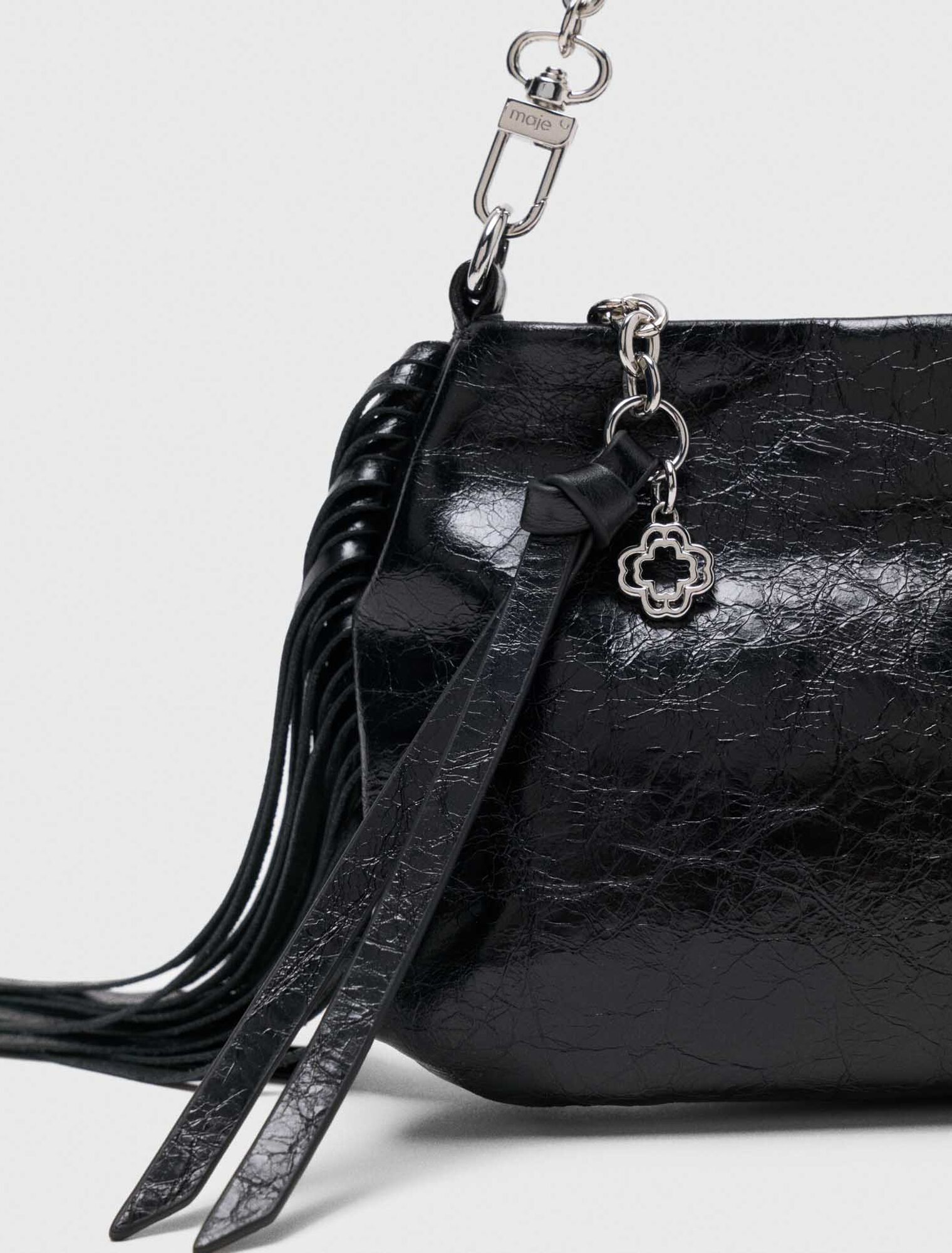 Pochette Miss M pouch pelle vernice