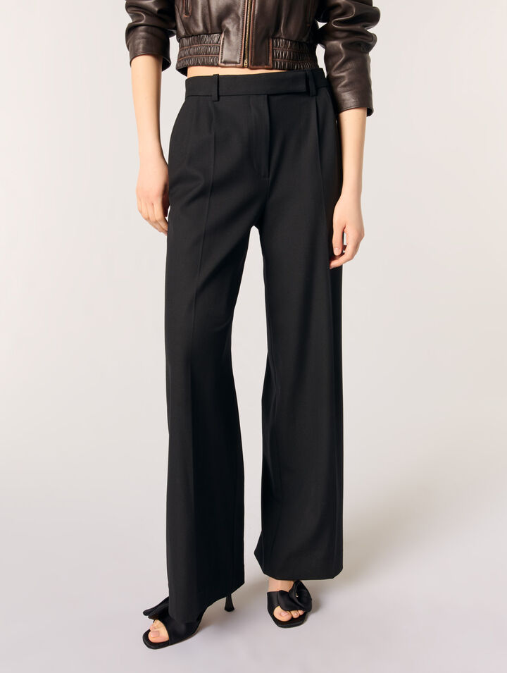Pantaloni larghi da completo