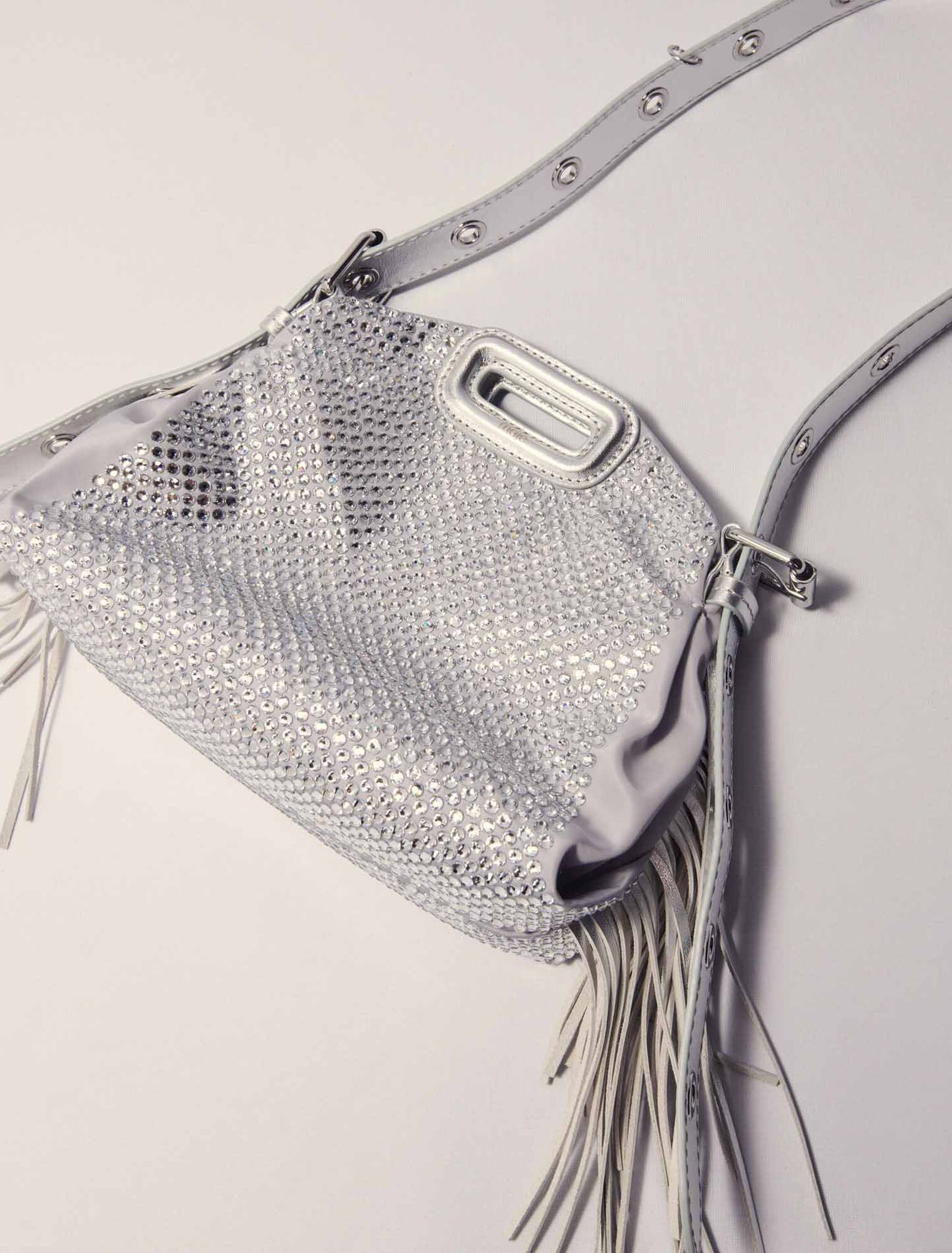 Borsa Miss M Mini metal con strass