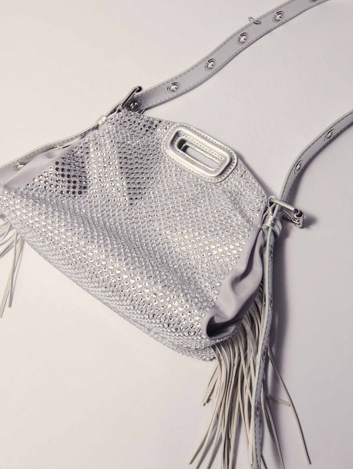 Borsa Miss M Mini metal con strass