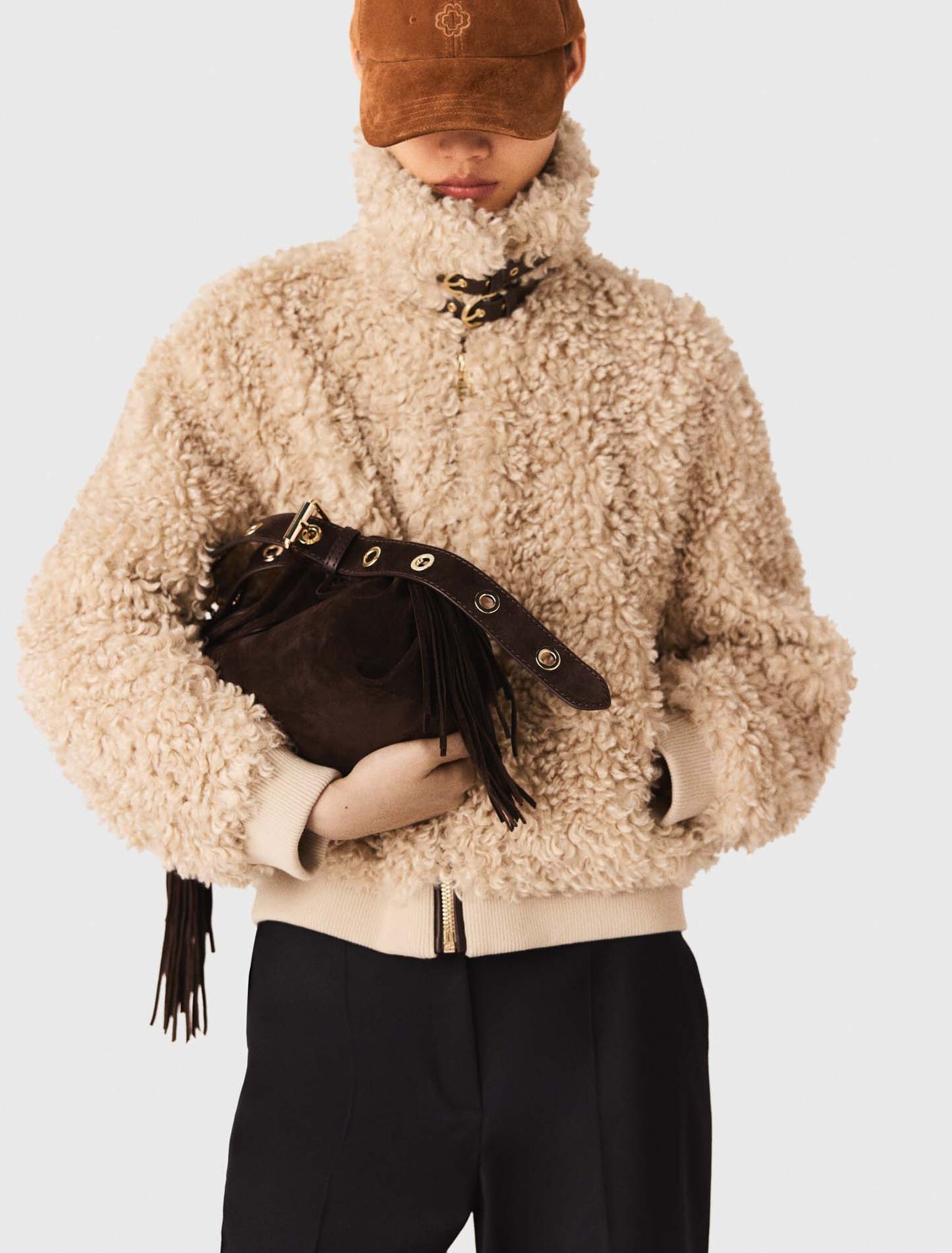 Cappellino in suede