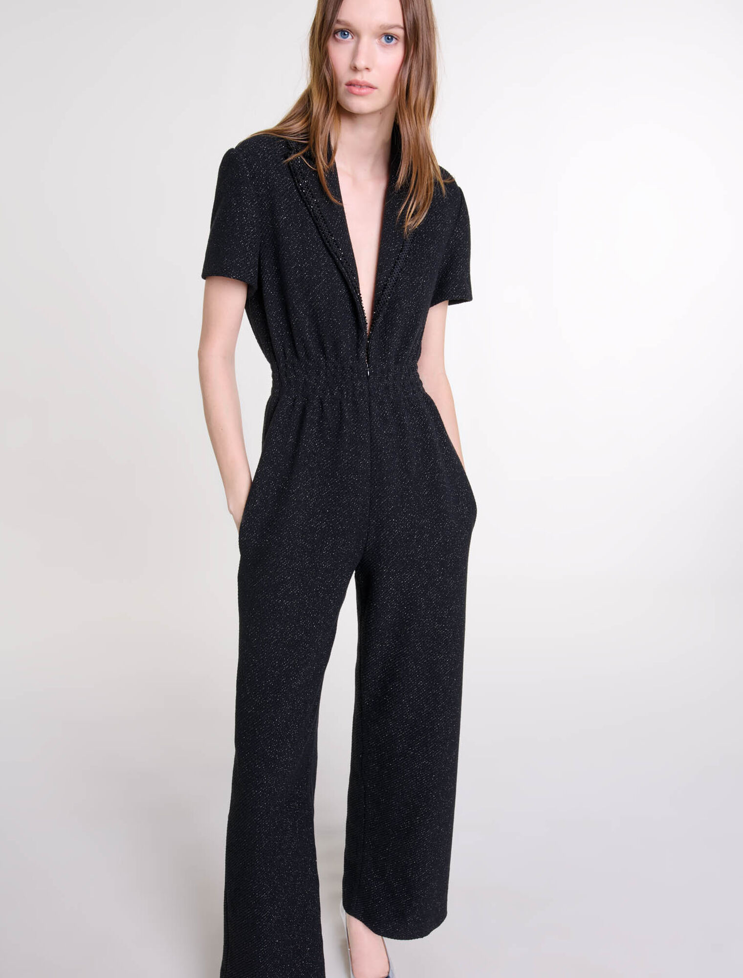 Tuta jumpsuit in tweed