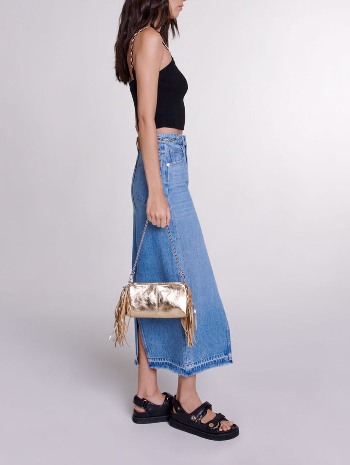 Top corto con spalline rimovibili