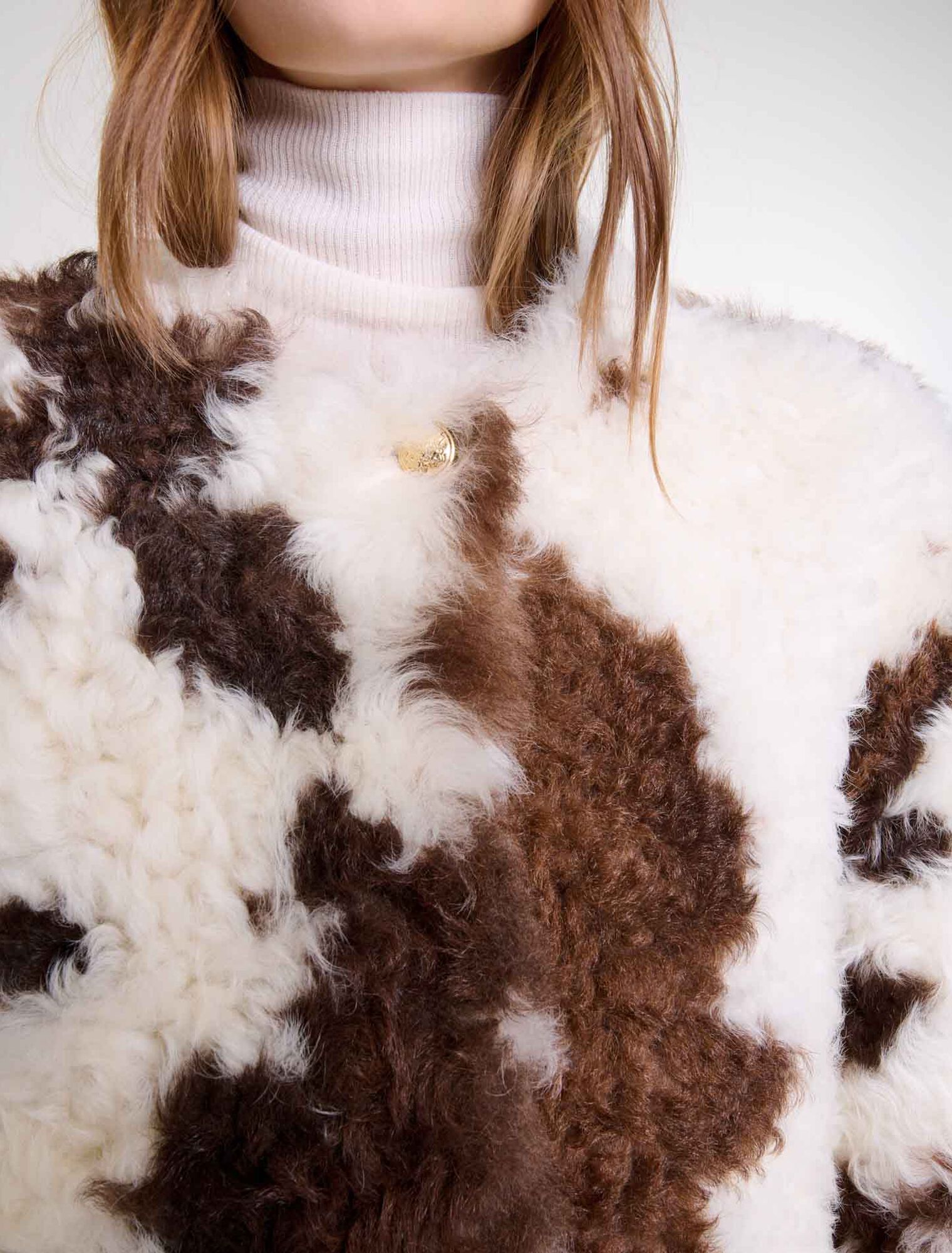Shearling reversibile