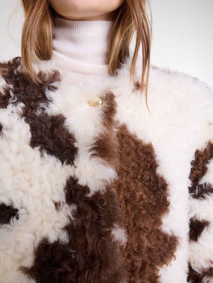 Shearling reversibile