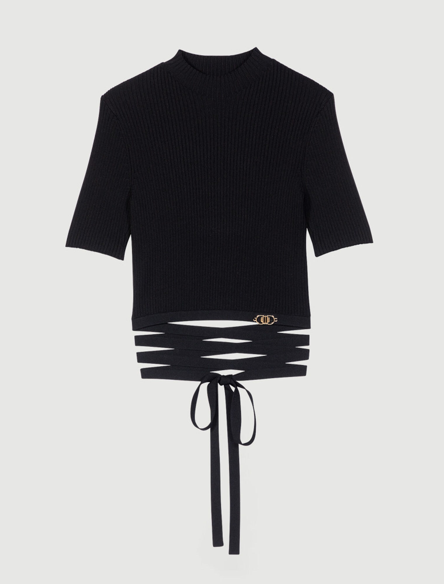 Crop top incrociato