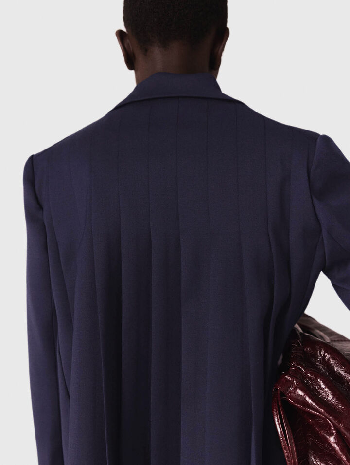 Giacca tailleur retro plissettato