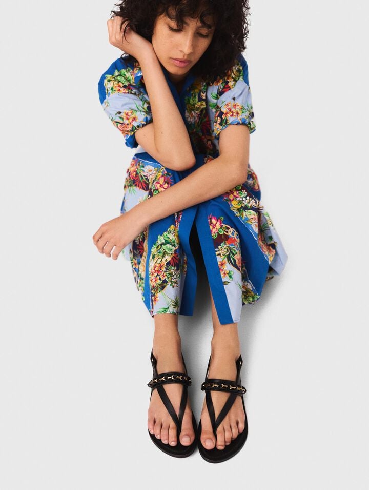 Sandali piatti in pelle K.Jacques