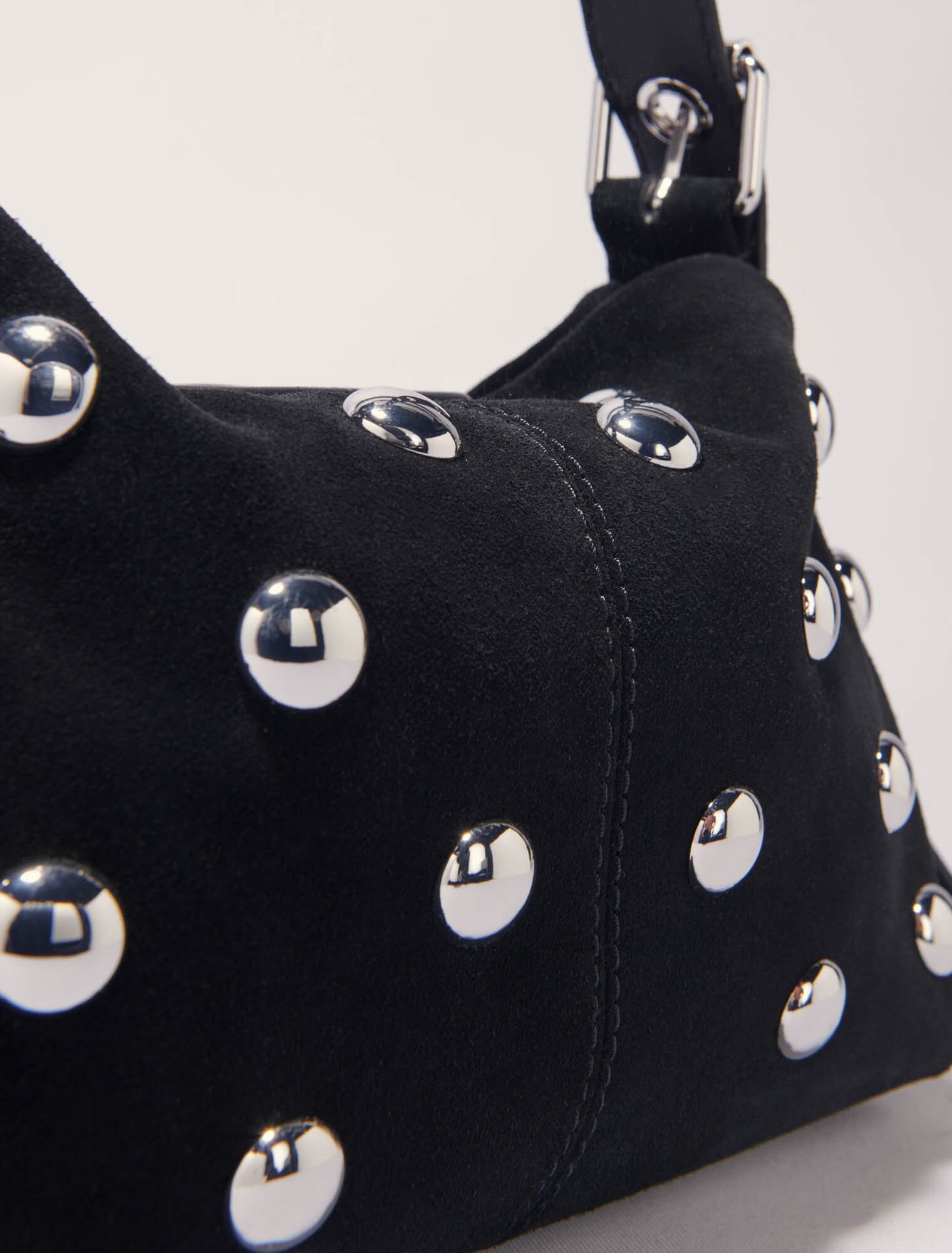 Borsa Miss M in suede e borchie