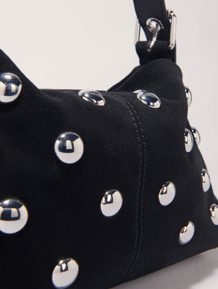 Borsa Miss M in suede e borchie
