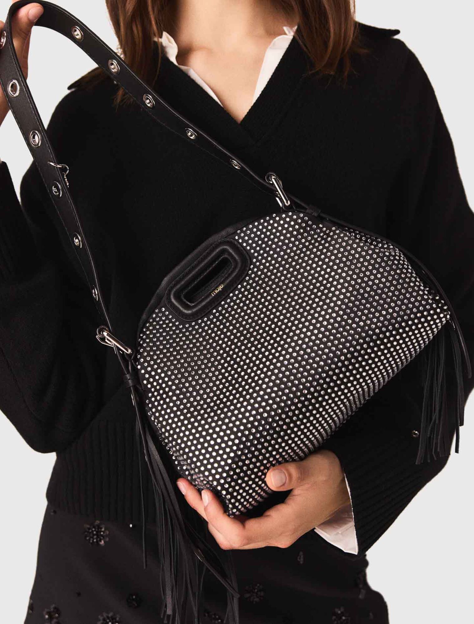 Mini-bag Miss M con strass