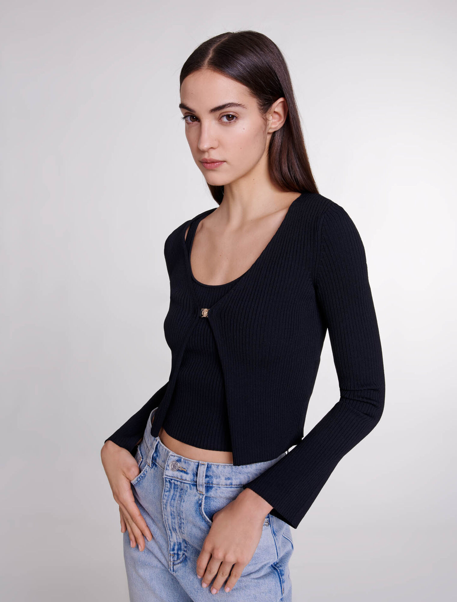 Twinset in maglia elasticizzata