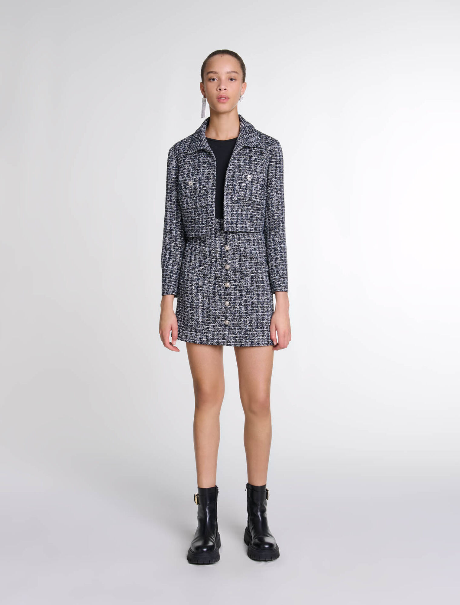 Abito 2 in 1 in tweed