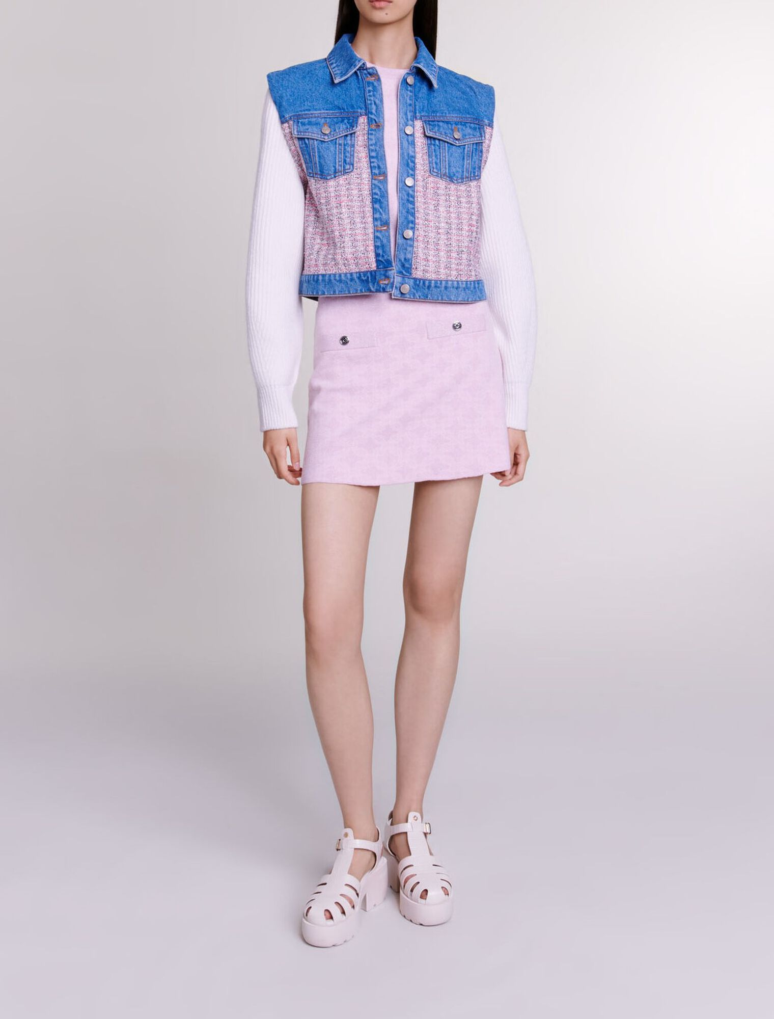 Gonna in maglia jacquard