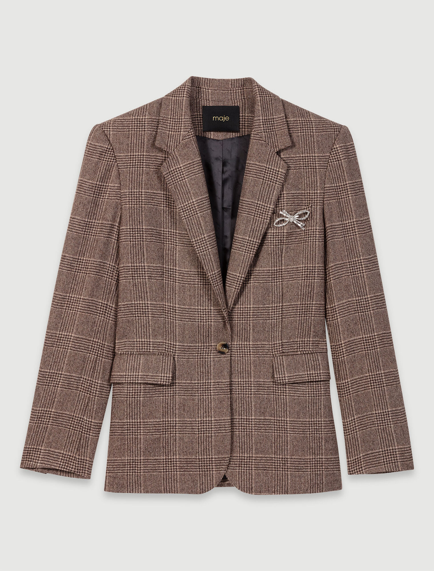 Giacca da tailleur a quadri