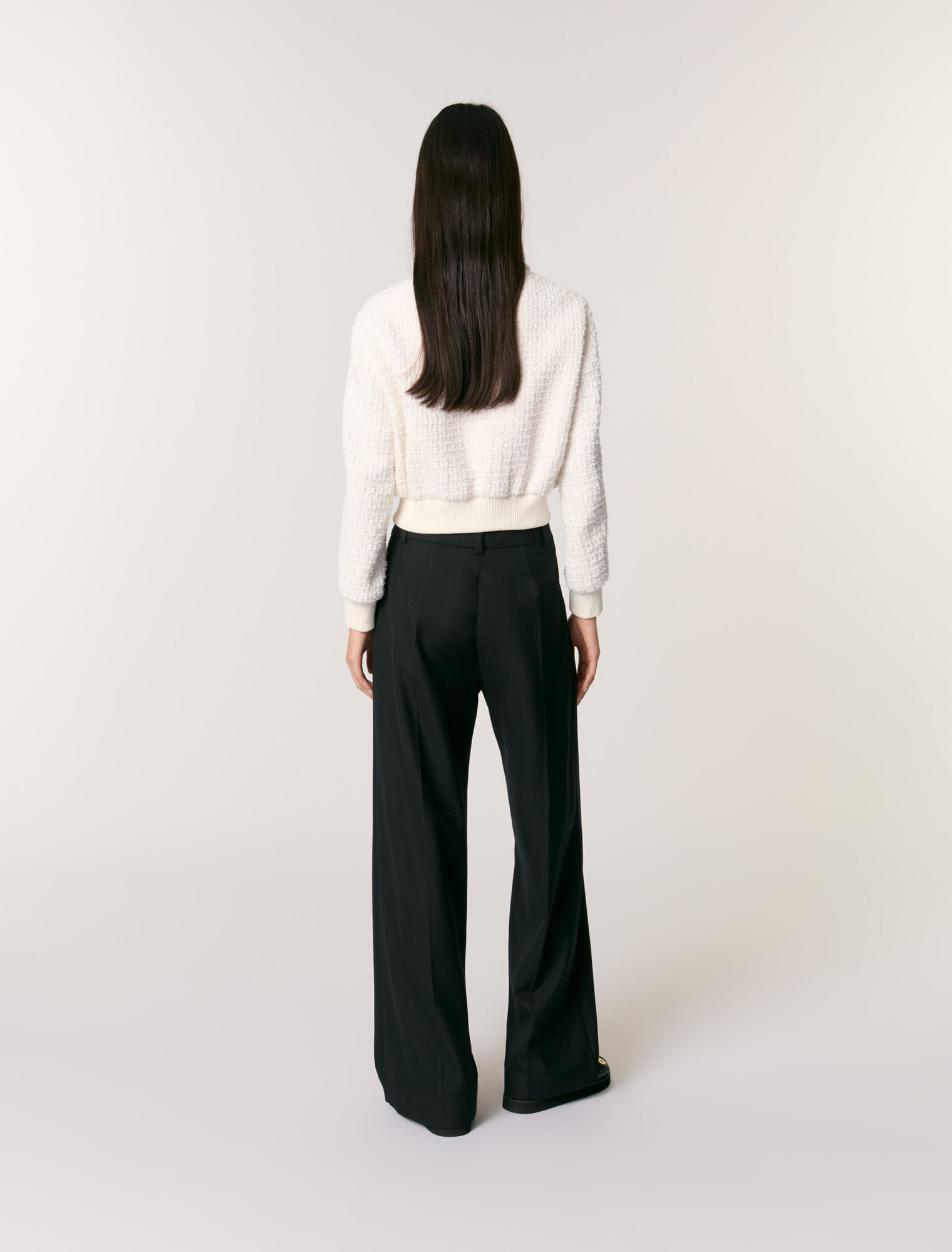 Giubbotto corto in tweed