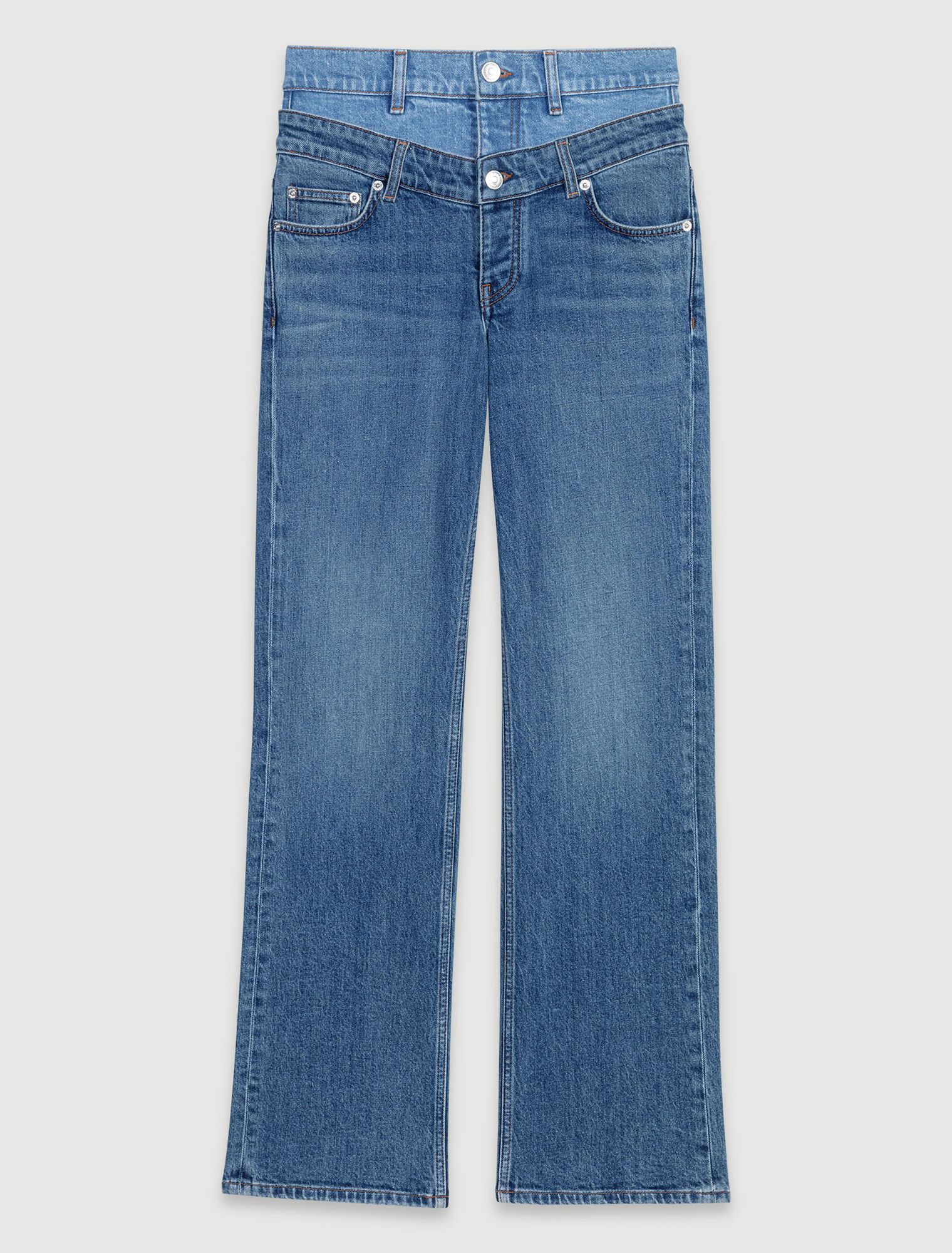 Jeans doppia cintura