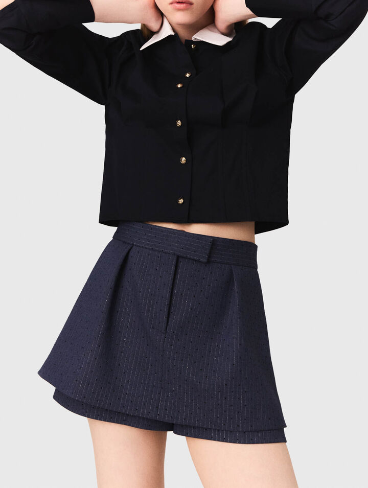 Shorts con strass