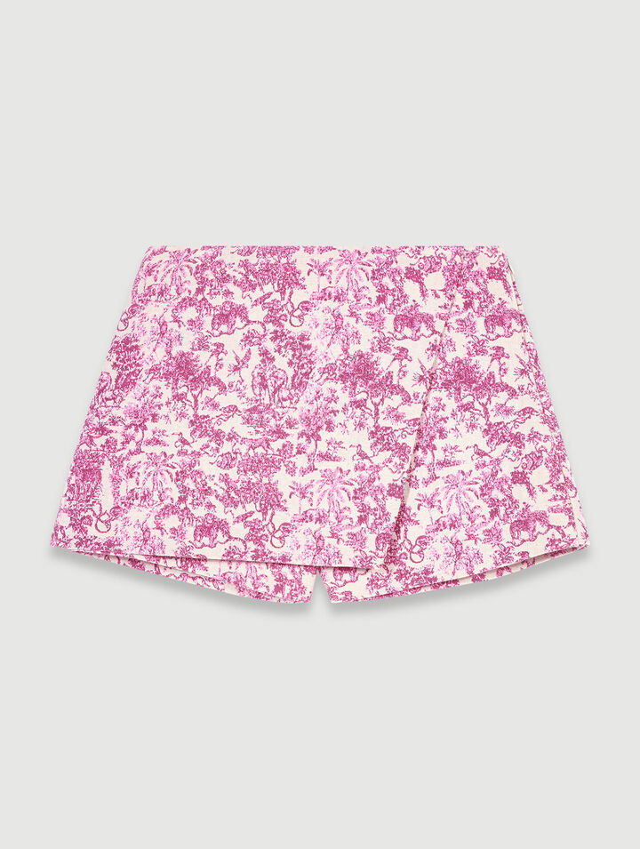 Shorts trompe l'oeil