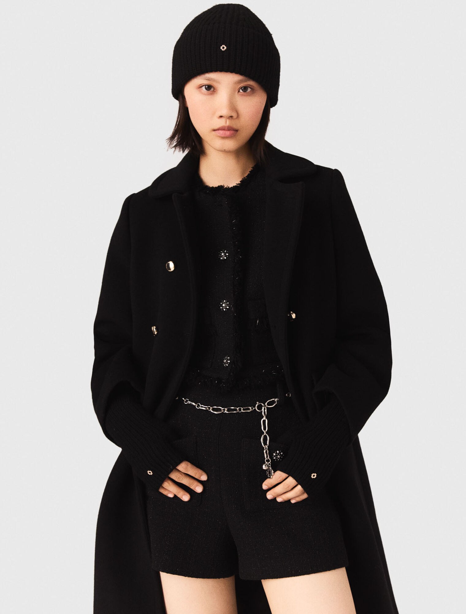 Berretto in lana e cashmere