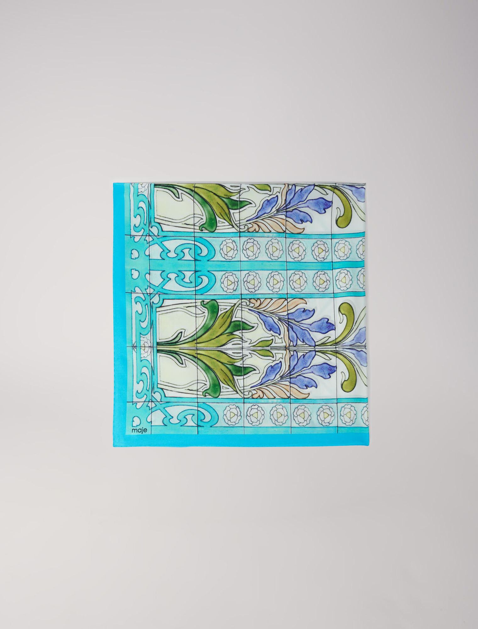 Foulard in seta stampa Mosaico