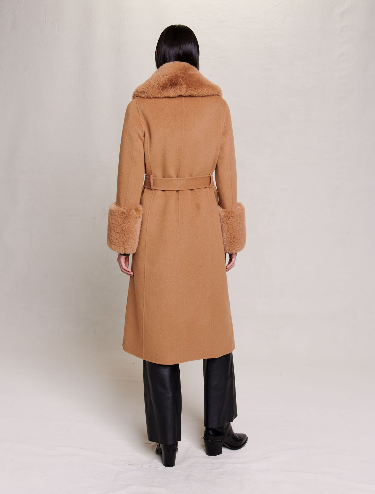Cappotto lungo in lana