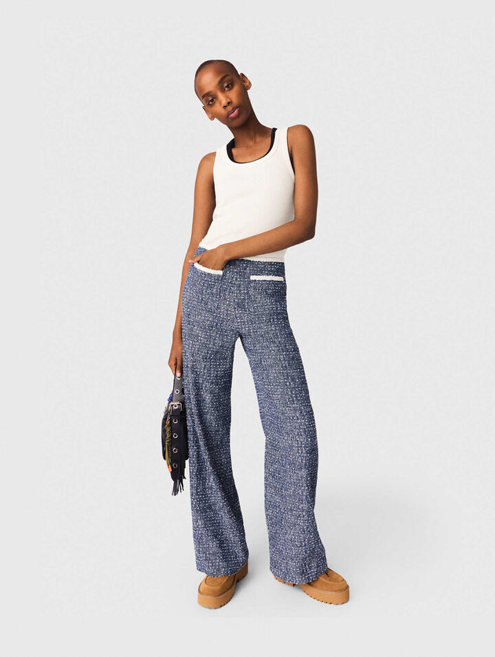 Pantaloni in tweed