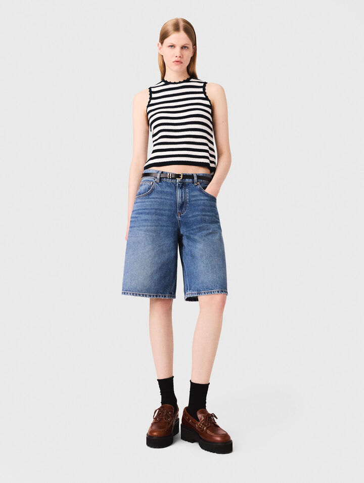 Bermuda in denim