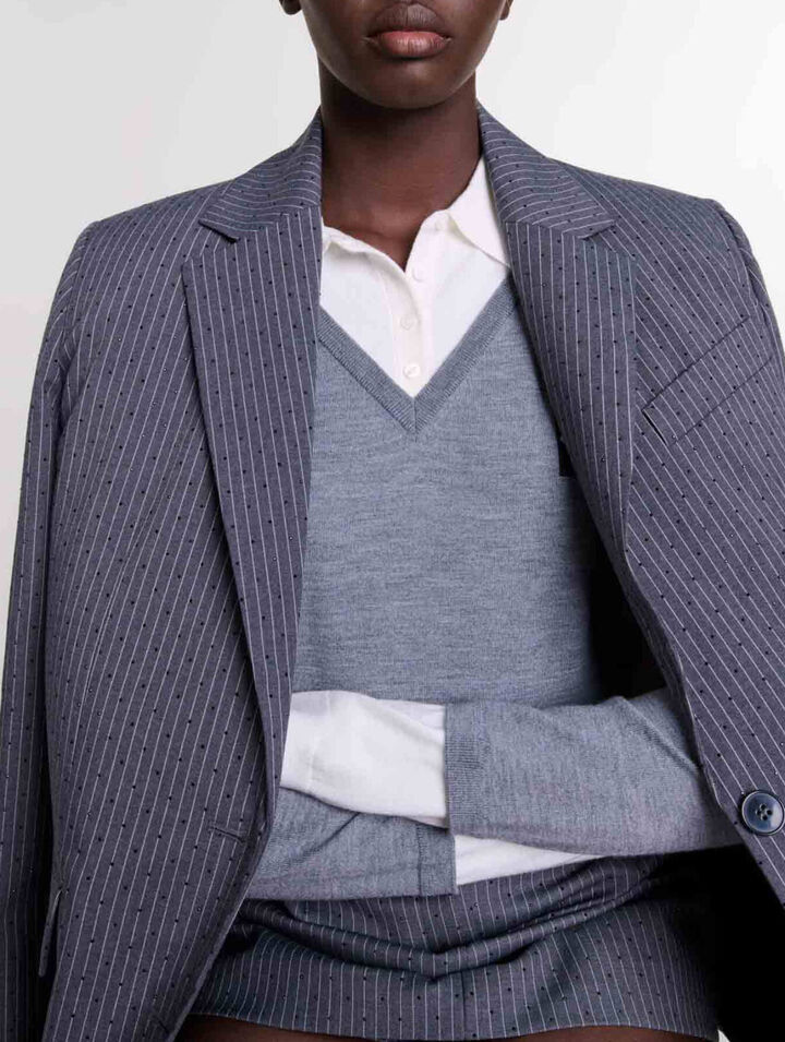 Giacca da tailleur glitterata