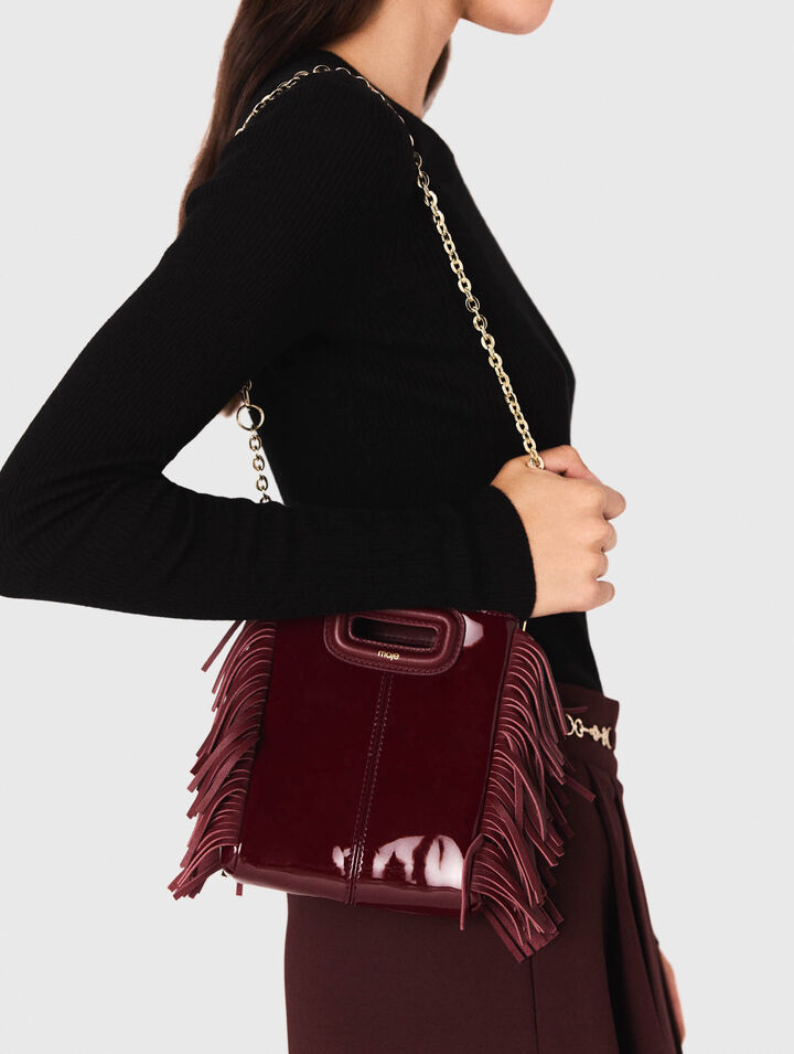 Borsa M mini in pelle liscia