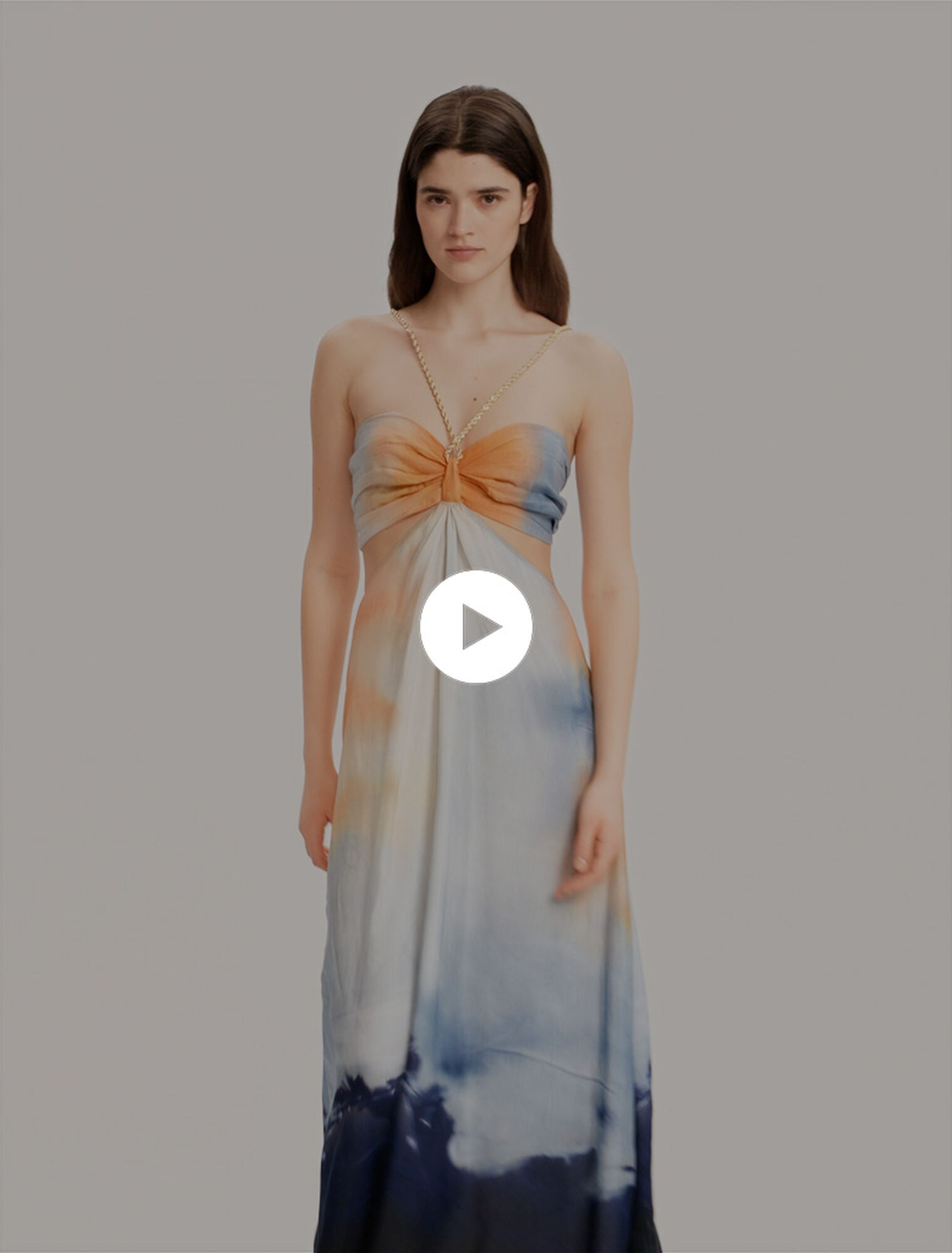 Abito lungo tie & dye