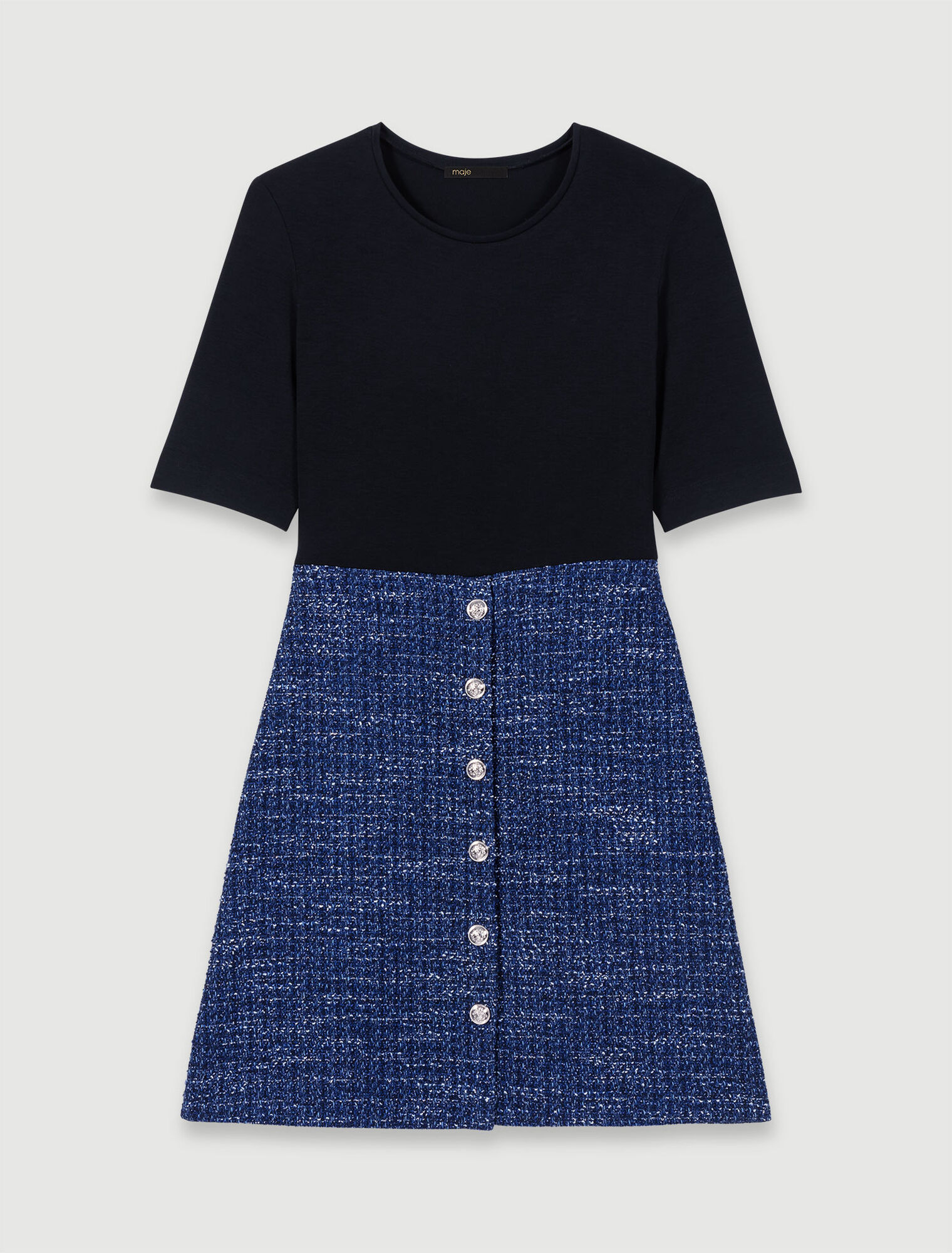Abito 2 in 1 in tweed