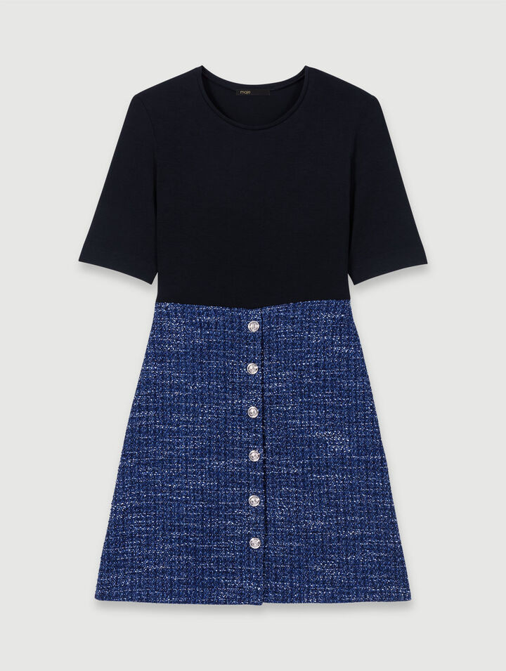 Abito 2 in 1 in tweed