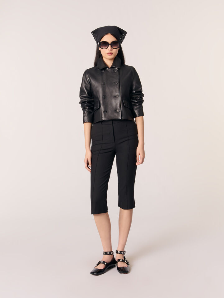 Pantaloni tailleur alla pescatora