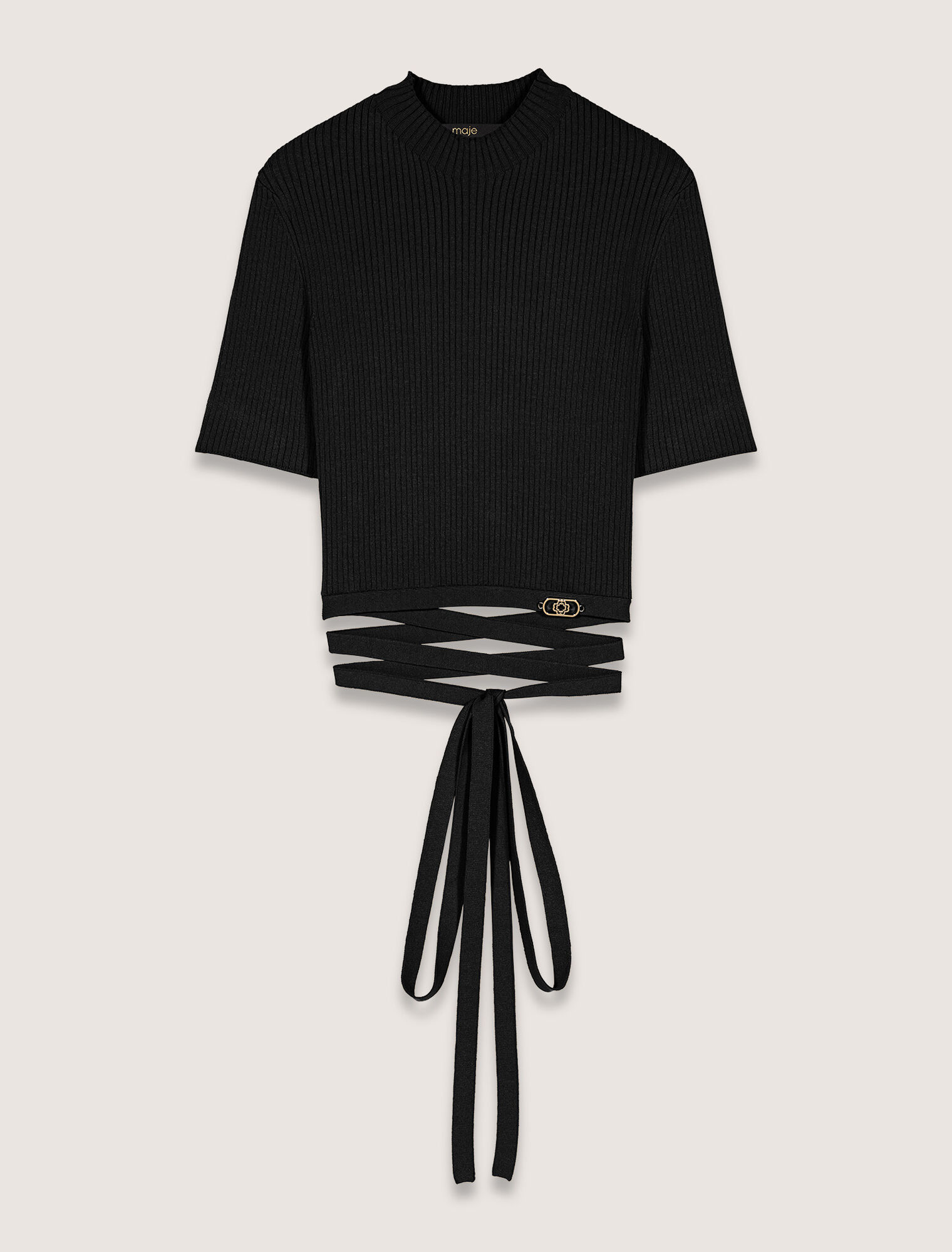 Crop top incrociato