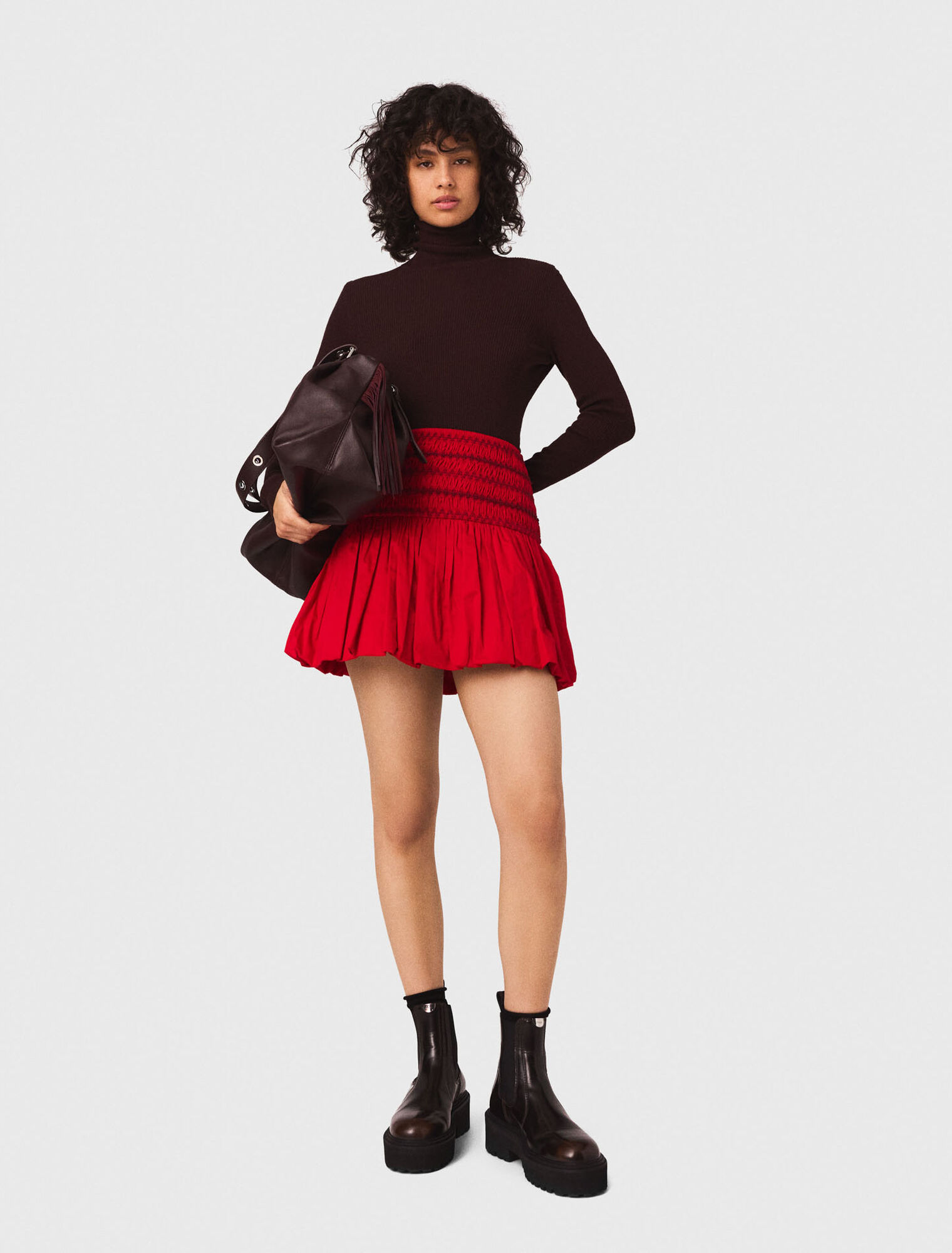Maglione in lana e seta