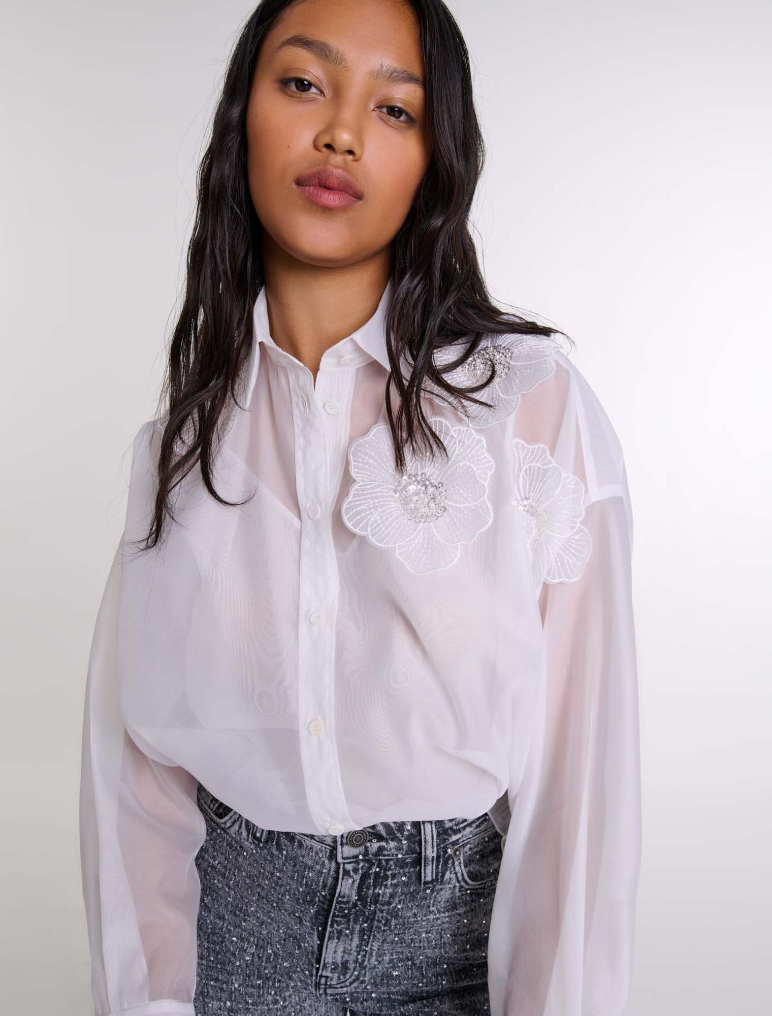 Camicia in organza